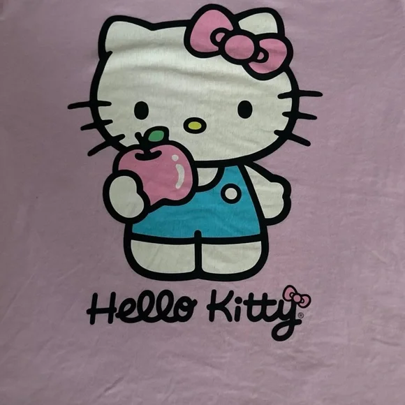 Hello Kitty Girls Tee Shirt Size XL 0177 - Picture 2 of 3
